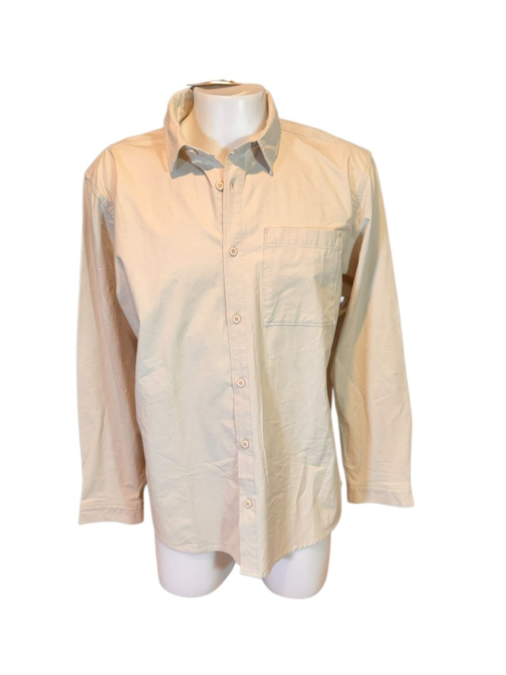 Men's Patagonia nomader Beige Casual Button Down Shirt S c7